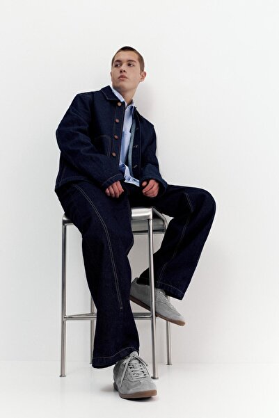 Pull & Bear Casual deri spor ayakkabı