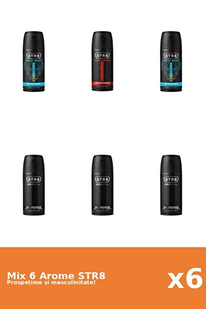 str8 Set 6 Mix STR8: 3x Original, 1x Red Code, 2x Wild Beat