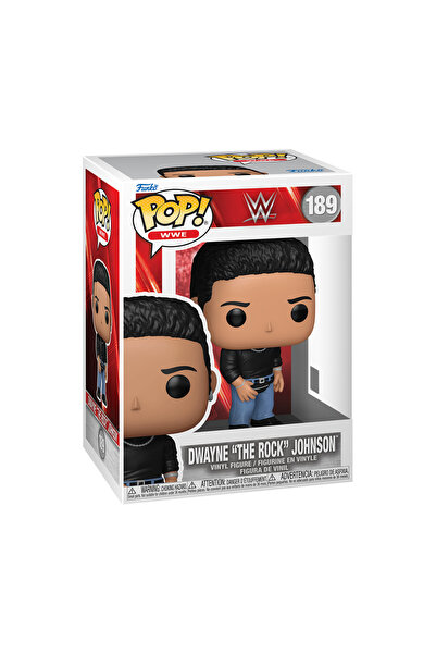 Funko بوب! دبليو دبليو إي ذا روك مع حقيبة الخصر FU86399 (للأعمار من 3 سنوات ف...