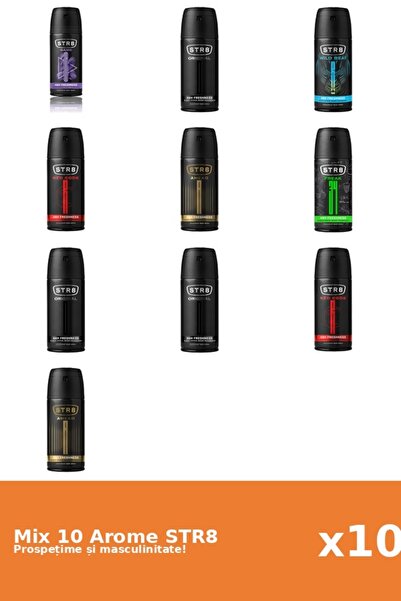 str8 Set 10 Mix STR8: 2x Ahead, 1x FR34K, 1x Game, 3x Original, 2x Red Code, ...