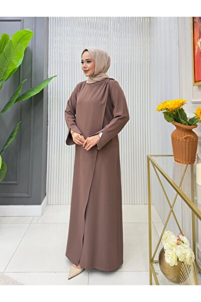 GK Brooch Detailed Crepe Dress