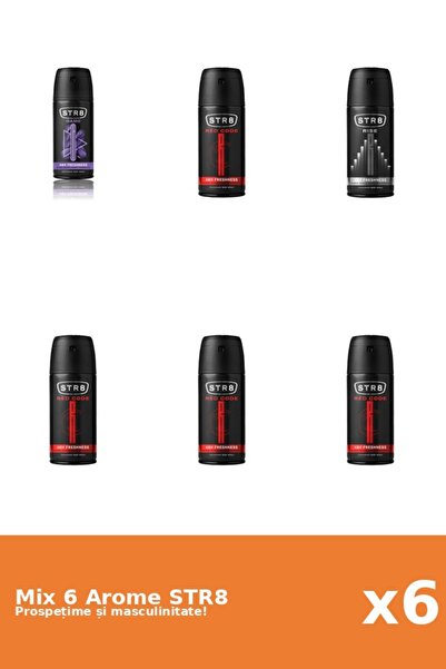 str8 Set 6 Mix STR8: 1x Game, 4x Red Code, 1x Rise