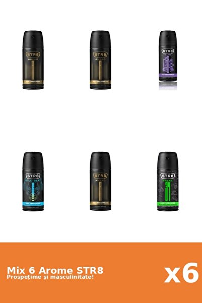 str8 Set 6 Mix STR8: 3x Ahead, 1x FR34K, 1x Game, 1x Wild Beat