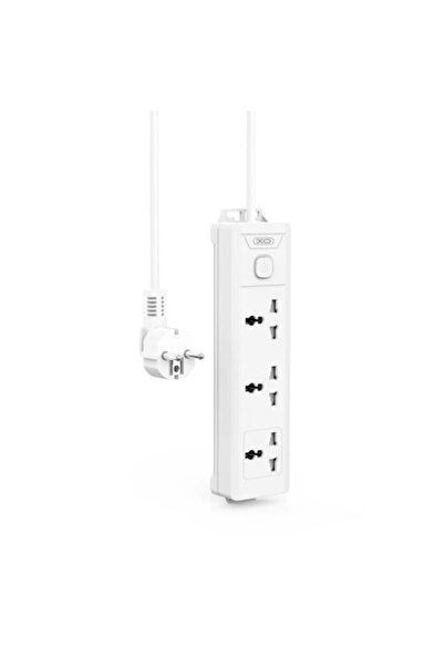 Xo 2500W Power Strip, 3xAC Sockets WL17, White