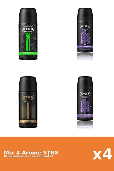 str8 Set 4 Mix STR8: 1x Ahead, 1x FR34K, 2x Game
