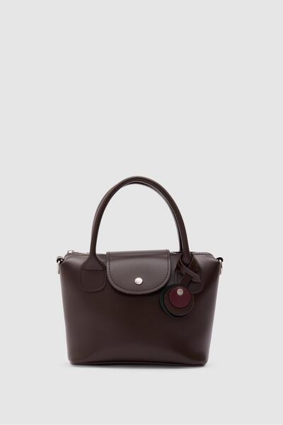 Shule Bags Geantă Bondi Clamshell Crossbody Maro