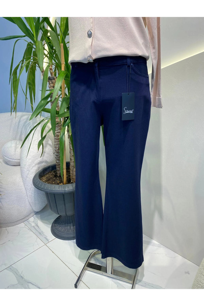 Sentez Kanvas Flared Pants