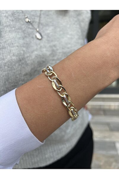 Tep's Jewellery Hallow Gümüş Burgu Zincirli Bileklik