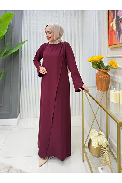 GK Brooch Detailed Crepe Dress