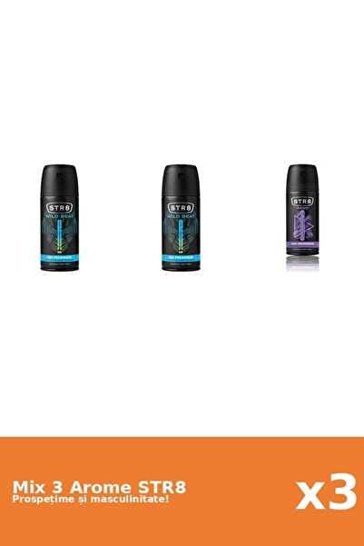 str8 Set 3 Mix STR8: 1x Game, 2x Wild Beat