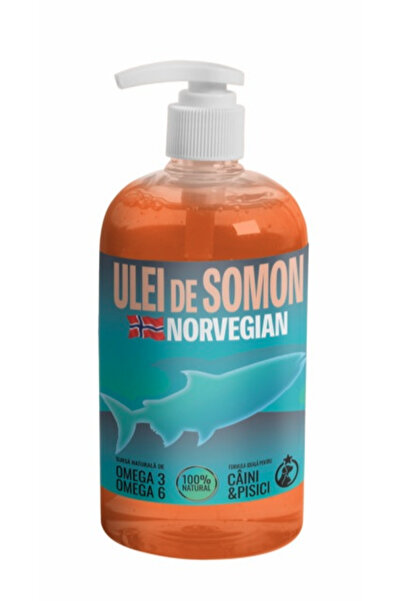 BistriVet Ulei de somon norvegian, pentru caini si pisici, 500 ml