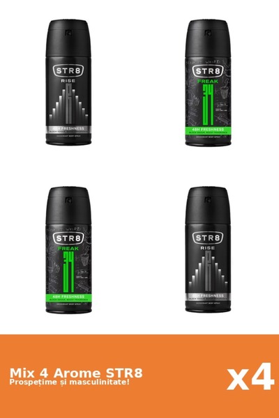 str8 Set 4 Mix STR8: 2x FR34K, 2x Rise