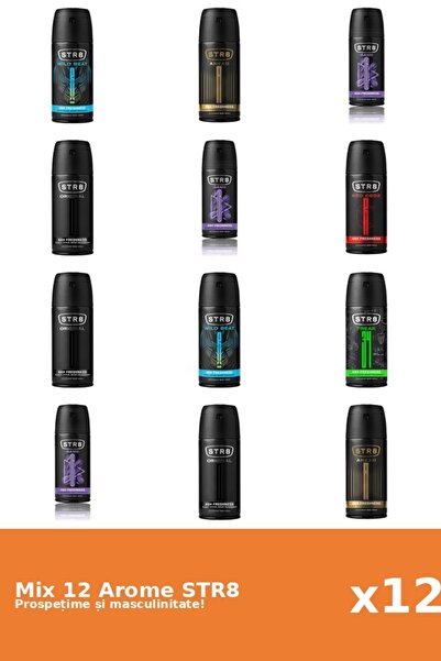 str8 Set 12 Mix STR8: 2x Ahead, 1x FR34K, 3x Game, 3x Original, 1x Red Code, ...