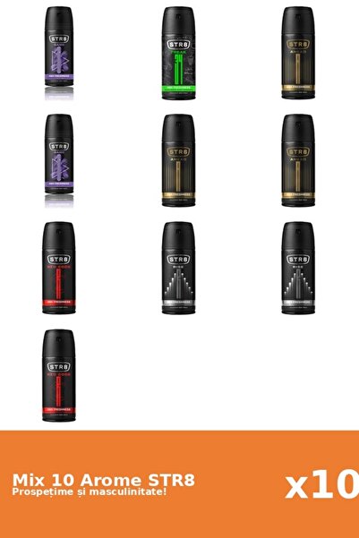 str8 Set 10 Mix STR8: 3x Ahead, 1x FR34K, 2x Game, 2x Red Code, 2x Rise