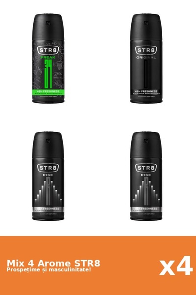 str8 Set 4 Mix STR8: 1x FR34K, 1x Original, 2x Rise