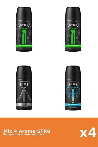 str8 Set 4 Mix STR8: 2x FR34K, 1x Rise, 1x Wild Beat