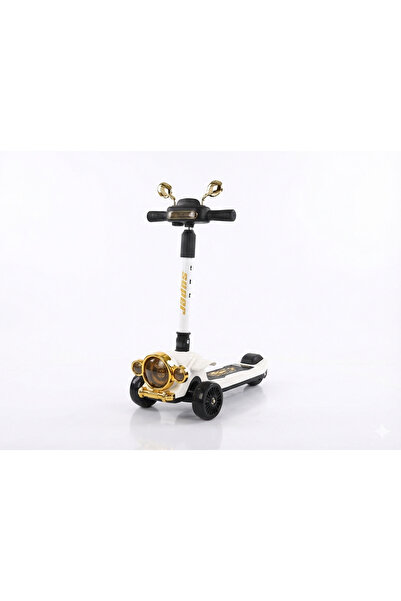 Generic سكوتر أطفال بتصميم كلاسيكي فاخر - 3 عجلات للتوازن ومقود قابل للتعديل ...