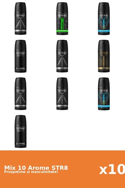 str8 Set 10 Mix STR8: 1x Ahead, 1x FR34K, 2x Original, 4x Rise, 2x Wild Beat