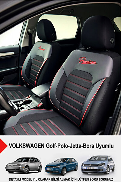 GM-DESIGN Premium Series Luxury Linen Car Seat Cover (Volkswagen Bora-Golf-Je...