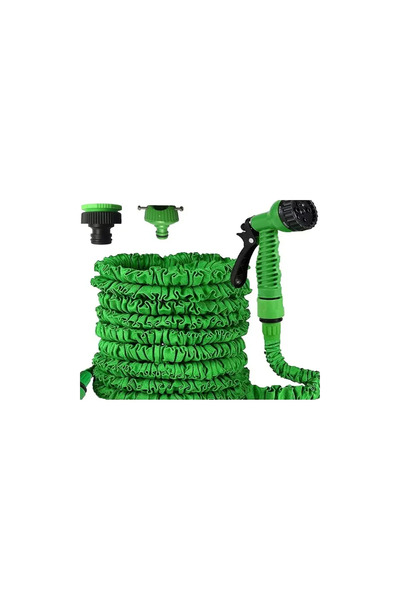 Universal 60m Extendable Hose and 7-Position Watering Gun and Garden Watering...