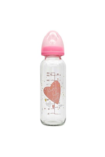 OEM Nor Honey Baby Bottle with Pink Silicone Nipple - 240ml