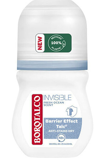 Borotalco Invisible Fresh Ocean Deodorant 48h Roll-On 50ml