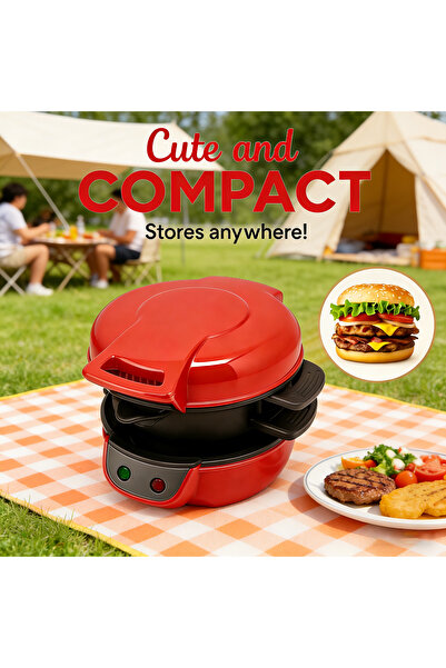 Little YELLOW Duck [Electric Burger Press Maker] Electric Mini Burger Press M...