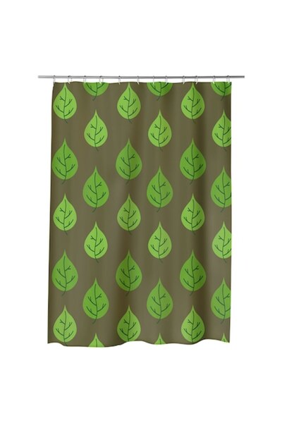OEM Perdea de duș, perdea de cadă pentru baie Art Factory, frunze de primăvar...