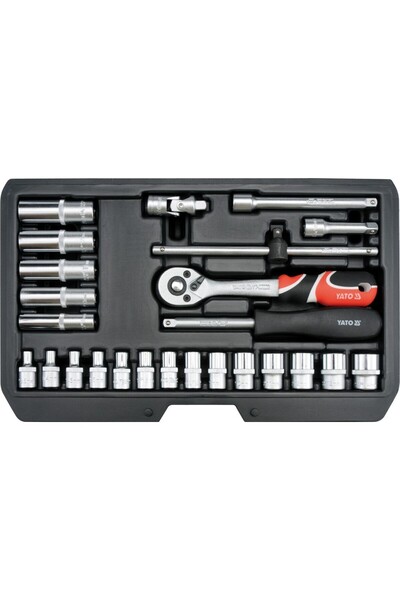 Other Tool set 1/4"""" set of 25 pcs YT-14461 YATO