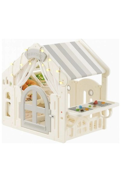 Colorland Tent House Play Tent for Kids Grey (Ages 3+)