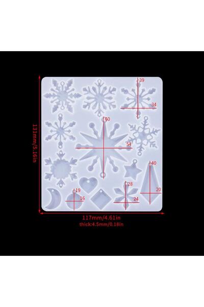 Choice7 قالب سيليكون لصنع المجوهرات من راتنج الإيبوكسي، على شكل أقراط وقلادات...