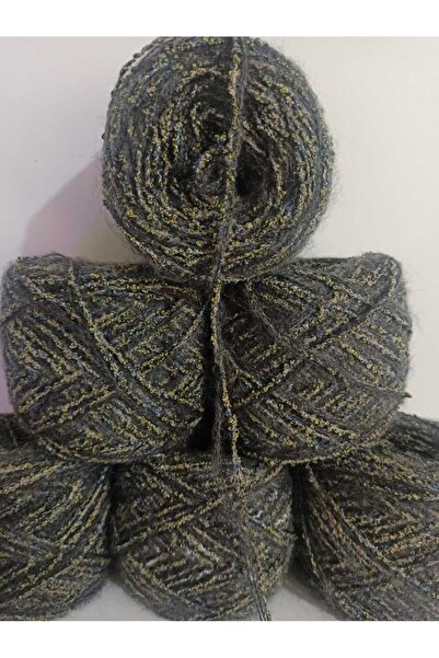 İPEK YÜN İPLİK DÜNYASI Fir de tricotat Angora (gri închis) Buchetă (multicolo...