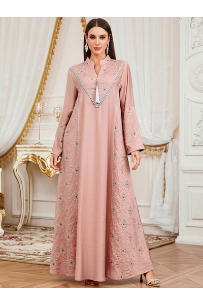 Take Two By Styli Women Tassel Sequin Embellished Jalabiya