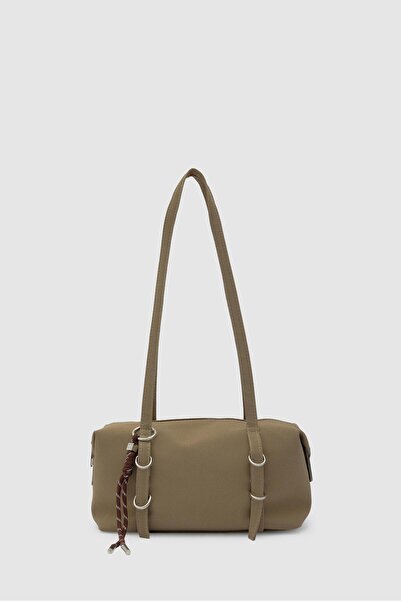 Shule Bags Gia Charmlı Oval Bag Mink