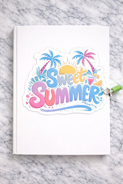 Angelphoto دفتر يوميات صيفي حلو مع قفل، دفتر ذكريات، مذكرات، أجندة