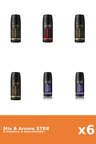 str8 Set 6 Mix STR8: 3x Ahead, 2x Game, 1x Red Code