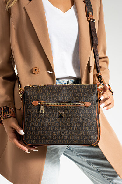Just Polo JP تصميم عملي وأنيق متعدد الأقسام - حقيبة جاست بولو النسائية