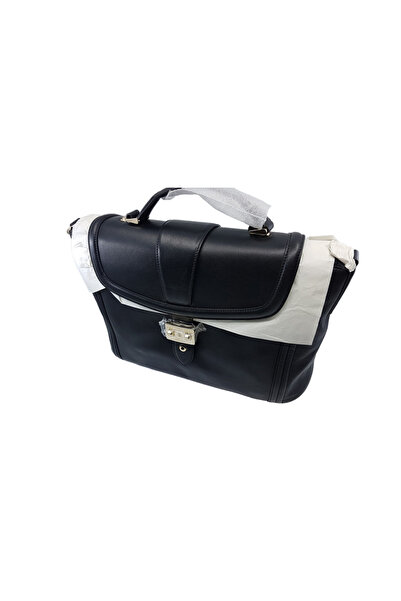 Elancyl Lancel, Lancel, Leather Handbag, Black