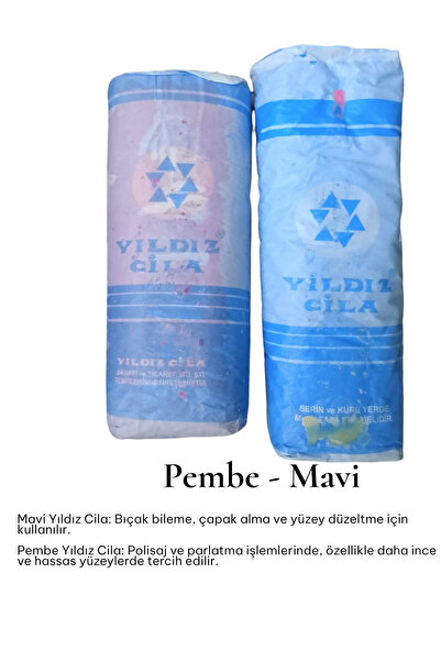 Russet 2'li Yıldız Cila Pembe ve Mavi Cıla Seti – Polisaj, Parlatma ve Bileme...
