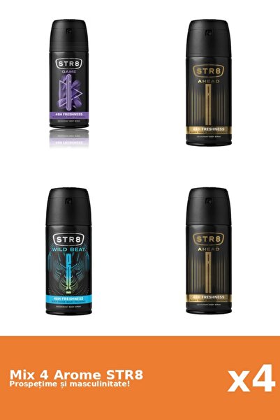 str8 Set 4 Mix STR8: 2x Ahead, 1x Game, 1x Wild Beat