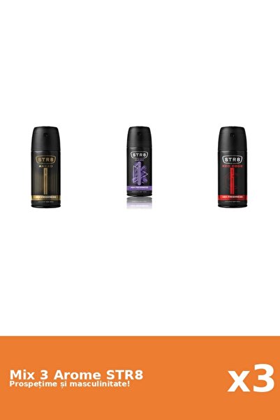 str8 Set 3 Mix STR8: 1x Ahead, 1x Game, 1x Red Code