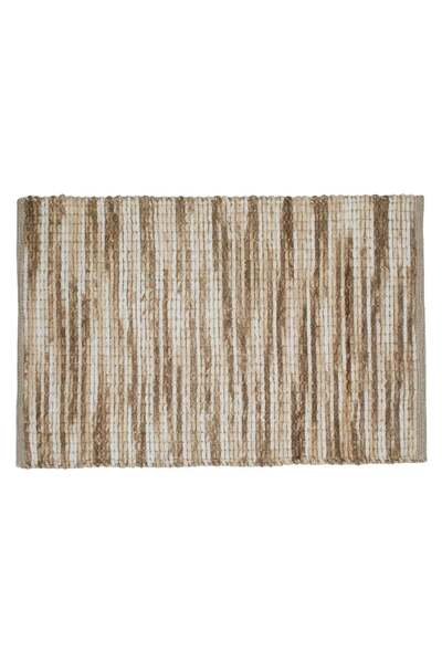 OEM Covoras de Baie din Bumbac Bej Maro Reliefat 80x50cm