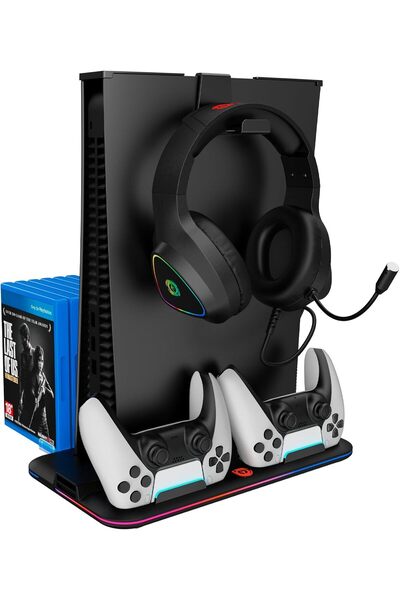 CANYON حامل تبريد متعدد الوظائف CS-51 لجهاز PS5 و PS5 Slim