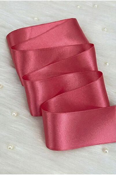 ZEYMERADE 6 cm Dried Rose Double Sided Satin Ribbon 10 Meters, Bundle Dowry E...