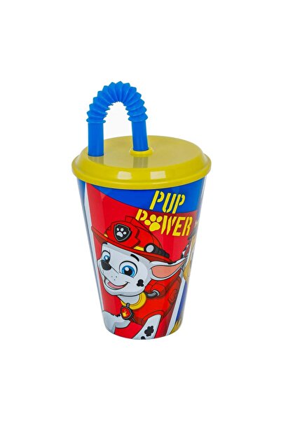 OEM Blue Plastic Cup with Straw Paw Patrol 430ml