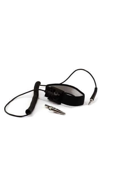 nonstat ESD Antistatik Antialerjik Bileklik Seti - Siyah