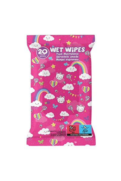 OEM Υγρά Μαντηλάκια Rainbow Magic - 20 τεμάχια