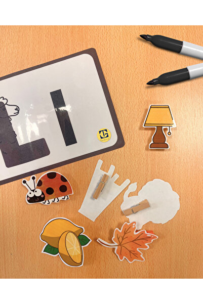 Teacherg game İngilizce Alfabe Mini Figür Eğitim Seti ( A-Z) Bul – Eşleştir –...