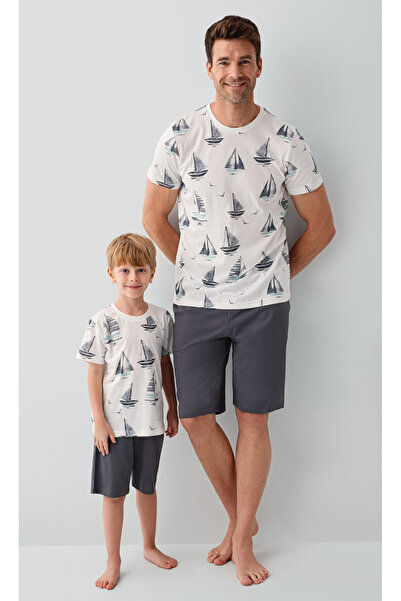 Arnetta Σετ Πιτζάμες Πατέρας-Γιος, 100% Βαμβάκι, (με δώρο κάλτσες), (Τα μεγέθ...