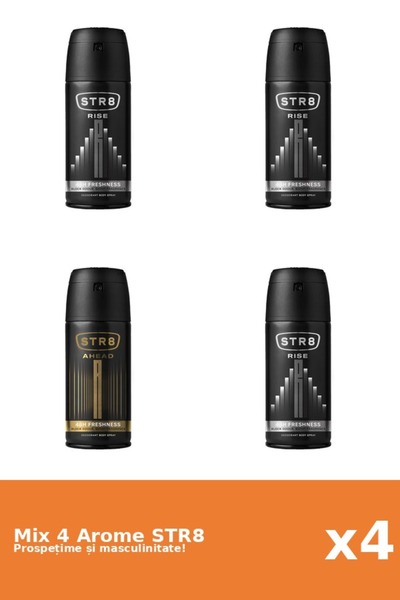 str8 Set 4 Mix STR8: 1x Ahead, 3x Rise